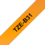 Beschriftungsband Brother 12mm schwarz auf signalorange, Art.-Nr. TZB31 - Paterno B2B-Shop