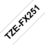 Beschriftungsband Brother 24mm schwarz auf weiss, Art.-Nr. TZFX251 - Paterno B2B-Shop