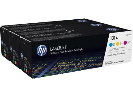 HP LJ Cartridge Nr.131A Tri-pack 1,8K, Art.-Nr. U0SL1AM - Paterno B2B-Shop