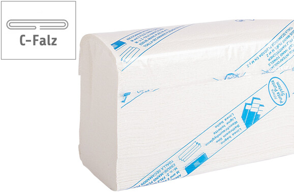 Papierhandtücher 2-lagig C-Falz hochweiß, Art.-Nr. CFALZ-WEISS - Paterno B2B-Shop