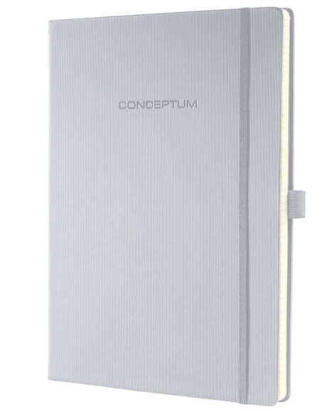 Notizbuch Sigel CONCEPTUM® A4 kar. light grey, Art.-Nr. CO642 - Paterno B2B-Shop