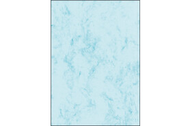 Designpapier Sigel A4 Marmor 200 gr. blau, Art.-Nr. DP551 - Paterno B2B-Shop