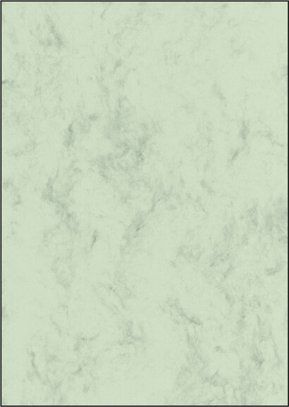 Designpapier Sigel A4 Marmor 200 gr. pastellgrün, Art.-Nr. DP552 - Paterno B2B-Shop