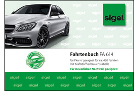 Fahrtenbuch Sigel A6 quer 40 Blatt, Art.-Nr. FA614 - Paterno B2B-Shop