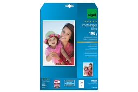 Fotopapier Sigel Inkjet A4 190 gr. hochglänzend, Art.-Nr. IP675 - Paterno B2B-Shop