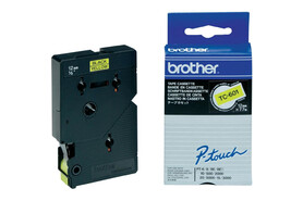 Beschriftungsband Brother 12mm schwarz auf gelb, Art.-Nr. TC601 - Paterno B2B-Shop
