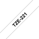 Beschriftungsband Brother 9mm schwarz auf weiss, Art.-Nr. TZ221 - Paterno B2B-Shop