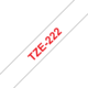 Beschriftungsband Brother 9mm rot auf weiss, Art.-Nr. TZ222 - Paterno B2B-Shop