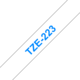 Beschriftungsband Brother 9mm blau auf weiss, Art.-Nr. TZ223 - Paterno B2B-Shop
