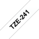 Beschriftungsband Brother 18mm schwarz auf weiss, Art.-Nr. TZ241 - Paterno B2B-Shop
