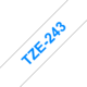 Beschriftungsband Brother 18mm blau auf weiss, Art.-Nr. TZ243 - Paterno B2B-Shop