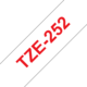 Beschriftungsband Brother 24mm weiss auf rot, Art.-Nr. TZ252 - Paterno B2B-Shop