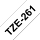 Beschriftungsband Brother 36mm schwarz auf weiss, Art.-Nr. TZ261 - Paterno B2B-Shop