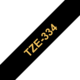 Beschriftungsband Brother 12mm schwarz auf gold, Art.-Nr. TZ334 - Paterno B2B-Shop