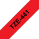 Beschriftungsband Brother 18mm schwarz auf rot, Art.-Nr. TZ441 - Paterno B2B-Shop
