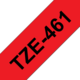 Beschriftungsband Brother 36mm schwarz auf rot, Art.-Nr. TZ461 - Paterno B2B-Shop