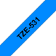 Beschriftungsband Brother12mm schwarz auf blau, Art.-Nr. TZ531 - Paterno B2B-Shop
