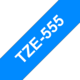 Beschriftungsband Brother 24mm blau auf weiss, Art.-Nr. TZ555 - Paterno B2B-Shop
