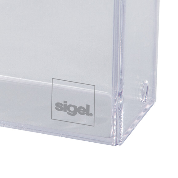 Visitenkartenbox Sigel Hartplastik glasklar, Art.-Nr. VA110 - Paterno B2B-Shop
