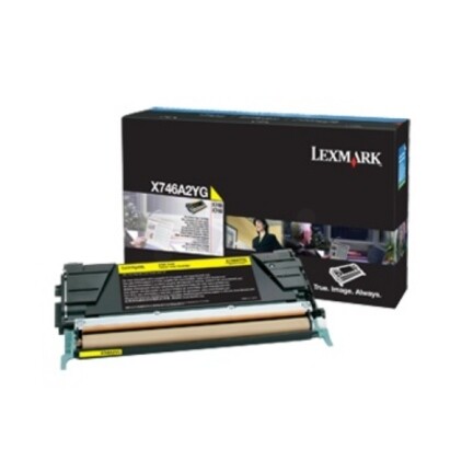 Lexmark PROJEKT X746/748 yell. 7K, Art.-Nr. X746A3YG - Paterno B2B-Shop