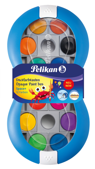 Deckfarbkasten Pelikan SPACE+ 735 blau, Art.-Nr. 724617 - Paterno B2B-Shop