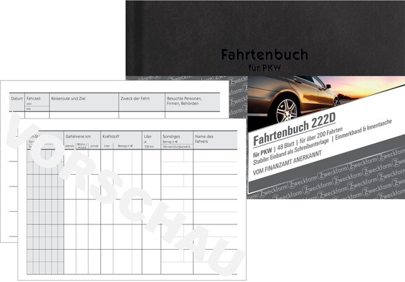 Fahrtenbuch A6, Art.-Nr. 222DZWF - Paterno B2B-Shop