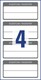 Inventar-Etiketten ZWF 60x30mm, schwarz, Art.-Nr. 6903ZWF - Paterno B2B-Shop