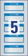 Inventar-Etiketten ZWF 50x20mm, blau, Art.-Nr. 6906ZWF - Paterno B2B-Shop