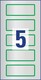 Inventar-Etiketten ZWF 50x20mm, grün, Art.-Nr. 6916ZWF - Paterno B2B-Shop