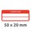 Eigentums-Etiketten ZWF VOID 50 x 20 mm, rot, Art.-Nr. 6925ZWF - Paterno B2B-Shop