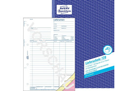 Lieferschein DIN A4 hoch 3x50 Blatt, Art.-Nr. 728ZWF - Paterno B2B-Shop