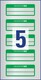 Inventar-Etiketten ZWF 50x20mm, grün, Art.-Nr. 6912ZWF - Paterno B2B-Shop