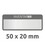 Inventar-Etiketten ZWF 50x20mm, schwarz, Art.-Nr. 6920ZWF - Paterno B2B-Shop
