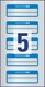 Inventar-Etiketten ZWF 50x20mm, blau, Art.-Nr. 6910ZWF - Paterno B2B-Shop