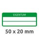 Eigentums-Etiketten ZWF VOID 50 x 20 mm, grau, Art.-Nr. 6926ZWF - Paterno B2B-Shop