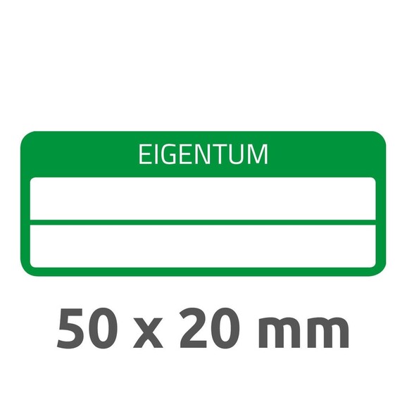 Eigentums-Etiketten ZWF VOID 50 x 20 mm, grau, Art.-Nr. 6926ZWF - Paterno B2B-Shop