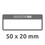 Inventar-Etiketten ZWF 50x20mm, schwarz, Art.-Nr. 6917ZWF - Paterno B2B-Shop