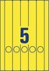 Etiketten A4 Ordnerrücken 38 x 297 mm gelb, Art.-Nr. L474-20-GE - Paterno B2B-Shop