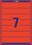 Etiketten A4 Ordnerrücken 38 x 192 mm rot, Art.-Nr. L476-25-RT - Paterno B2B-Shop