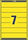 Etiketten A4 Ordnerrücken 38 x 192 mm gelb, Art.-Nr. L476-25-GE - Paterno B2B-Shop