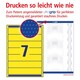 Etiketten A4 Ordnerrücken 38 x 192 mm gelb, Art.-Nr. L476-25-GE - Paterno B2B-Shop
