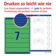 Etiketten A4 Ordnerrücken 38 x 192 mm grün, Art.-Nr. L476-25-GN - Paterno B2B-Shop
