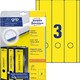 Ordneretiketten ZWF 297 x 61 mm gelb, Art.-Nr. 4755ZWF - Paterno B2B-Shop