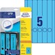 Etiketten A4 Ordnerrücken 38 x 297 mm blau, Art.-Nr. L474-20-BL - Paterno B2B-Shop