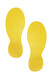 Bodenmarkierungsform Fuß gelb, Art.-Nr. 1727-04 - Paterno B2B-Shop