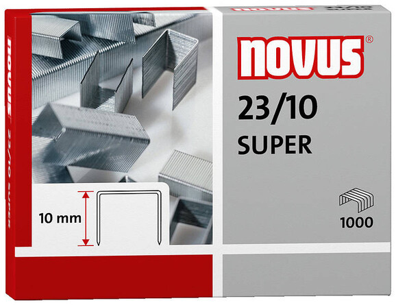 Heftklammer Novus 23/10 Super Stahldraht, Art.-Nr. NV0420531 - Paterno B2B-Shop