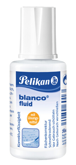 Korrekturfluid Pelikan 20 ml weiss, Art.-Nr. 338590 - Paterno B2B-Shop