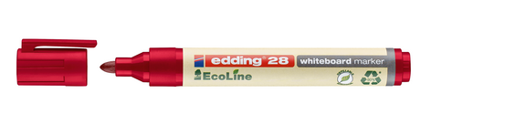 Whiteboardmarker Edding 28 EcoLine rot, Art.-Nr. 28EDDING-RT - Paterno B2B-Shop