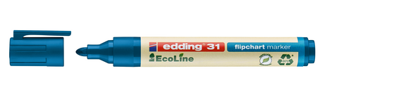Flipchartmarker Edding 31 EcoLine blau, Art.-Nr. 31EDDING-BL - Paterno B2B-Shop