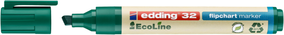 Flipchartmarker Edding 32 EcoLine grün, Art.-Nr. 32EDDING-GN - Paterno B2B-Shop